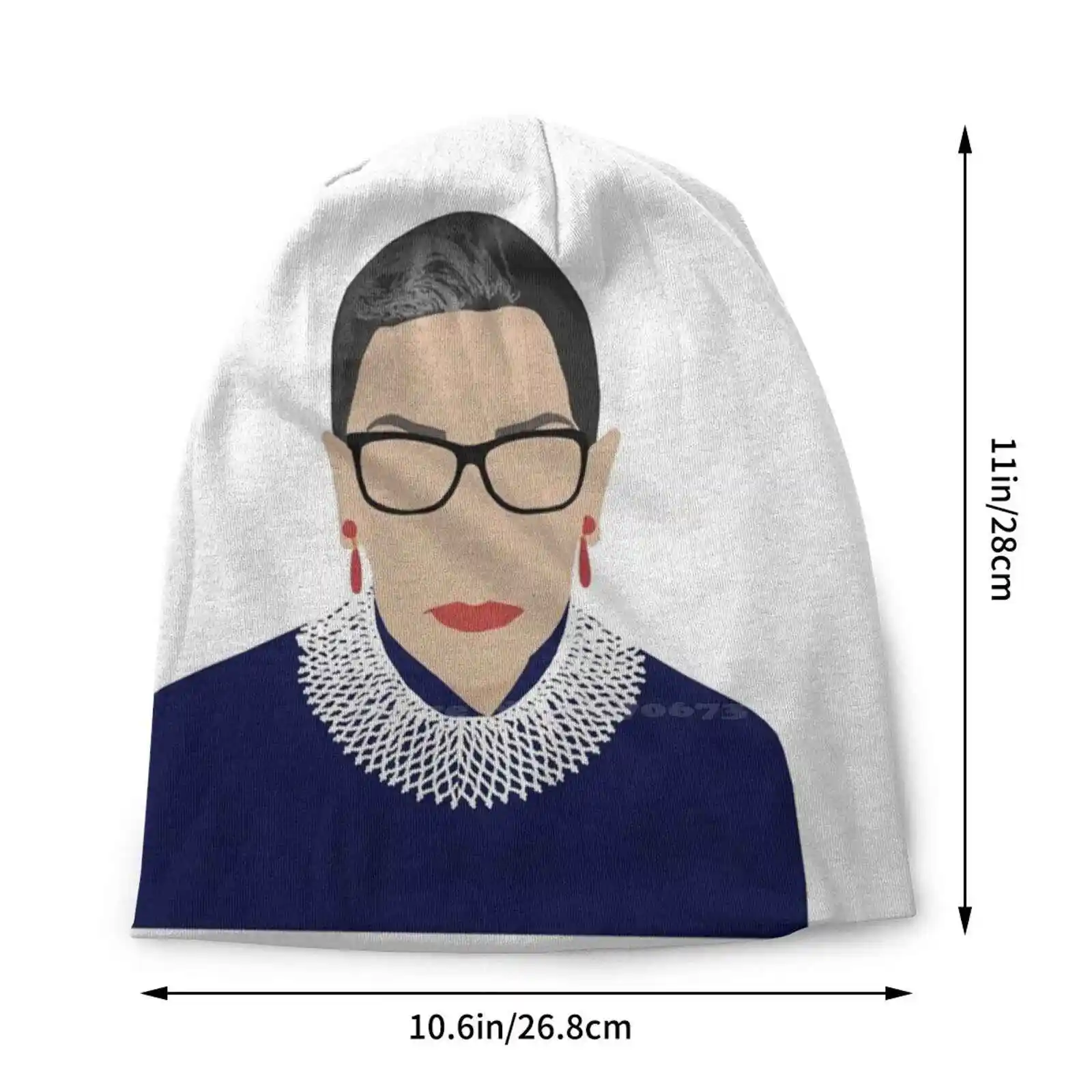 Ruth Bader Ginsburg Knitted Hat Warm Beanie Outdoor Caps Ruth Rbg Court Bader Ginsburg Feminist