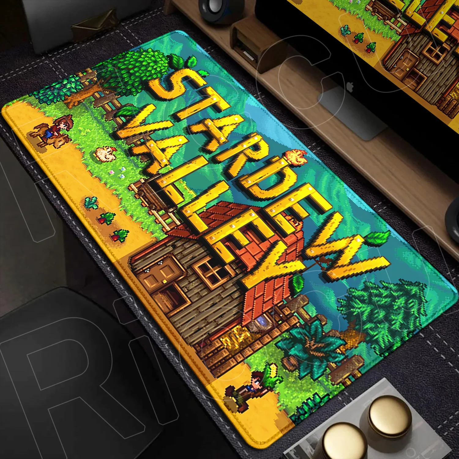 Large Anime Non-slip Keyboard Mouse Pad Laptop Office Accessories Hot Gaming Stardew Valley New Desk Mat Washable Durable Carpet