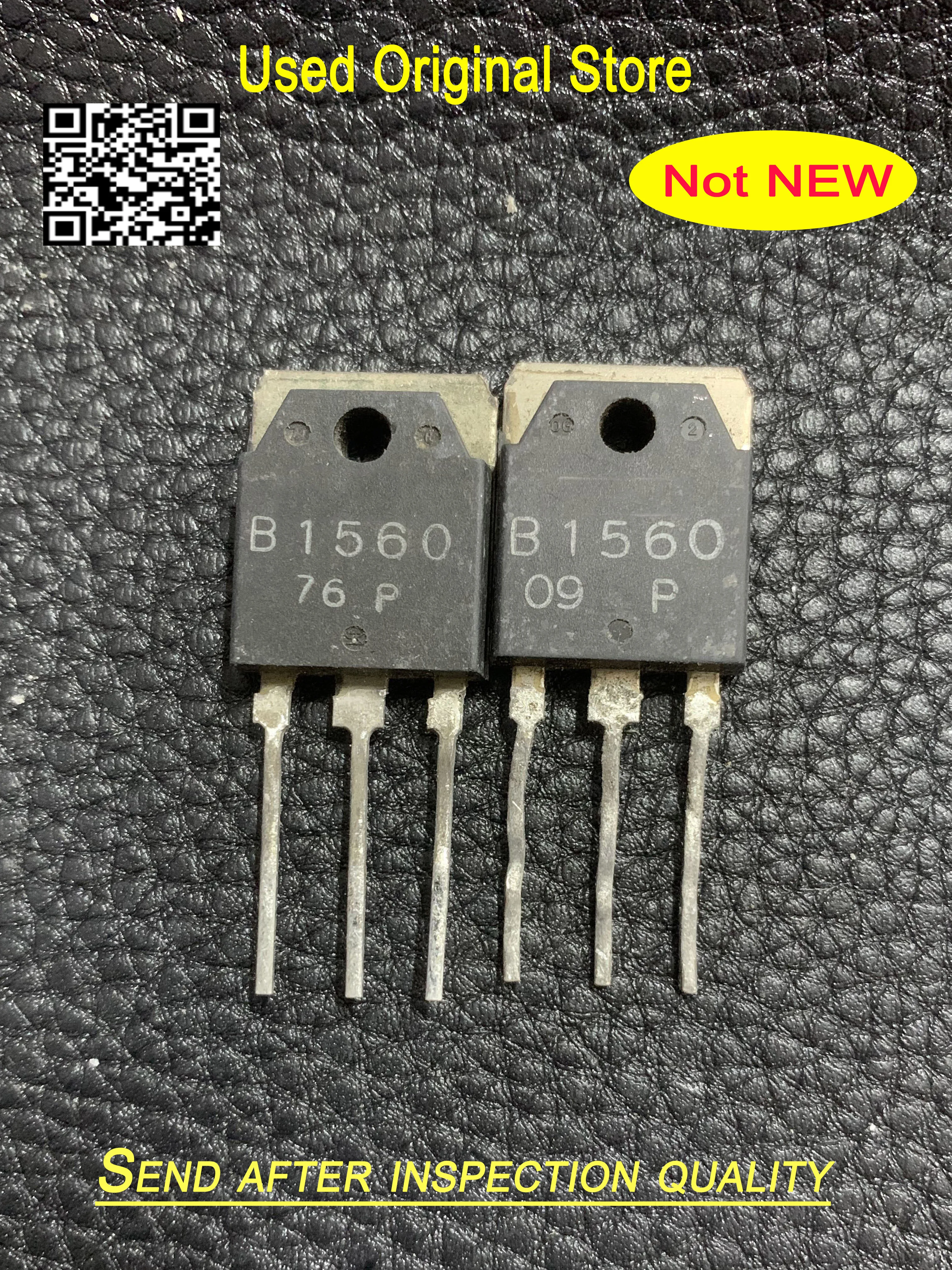 2pcs=1pair B1560 D2390 2SB1560 2SD2390 TO-3P In Stock