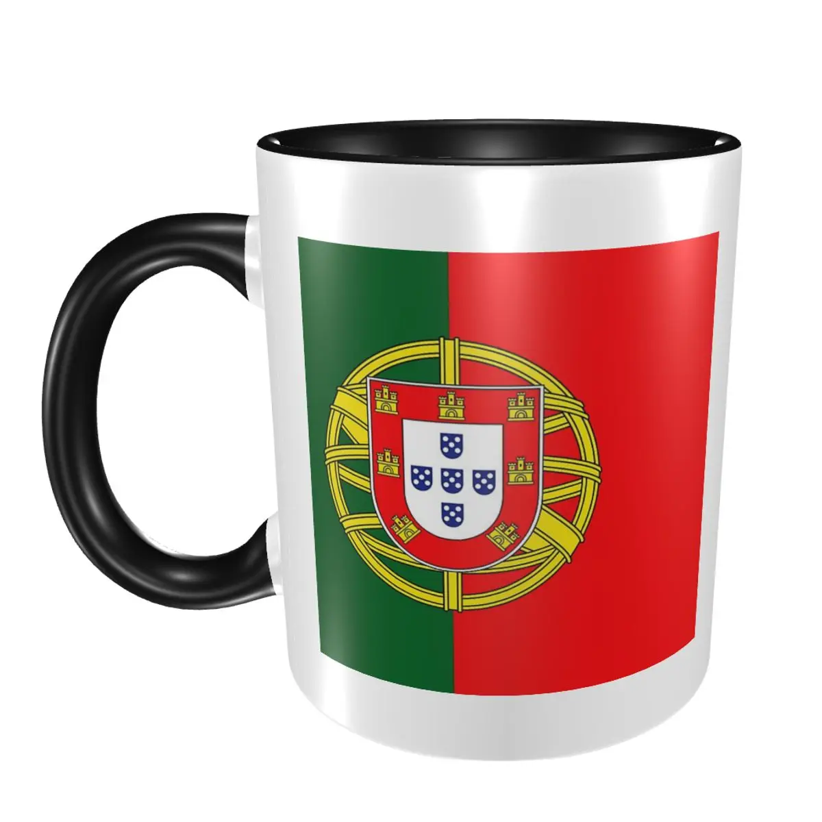 

Кружка с флагом Португалии, забавные керамические кофейные чашки, чайные кружки, чашка для молока, посуда для напитков, подарки для друзей