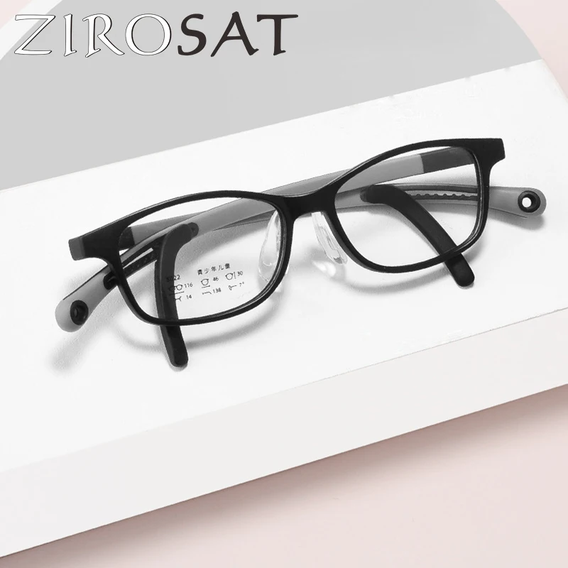 

ZIROSAT 5022 Child Glasses Frame for Boys and Girls Kids Eyeglasses Flexible Quality Eyewear Protection Vision Correction