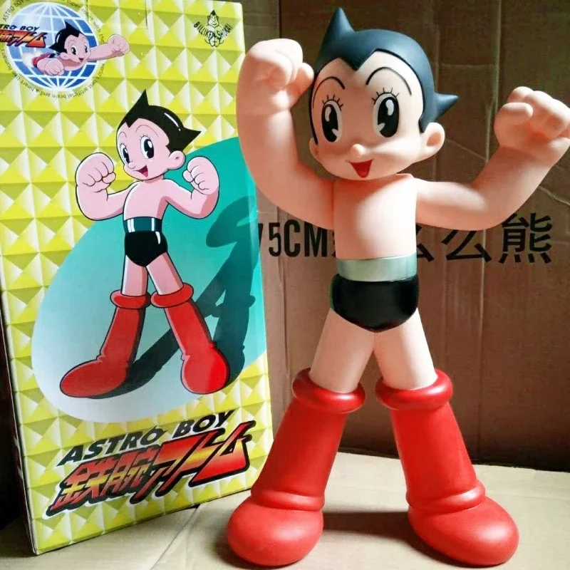 40CM Large Anime AstroBoy Mighty Atom Figure Tetsuwan Atom Movable PVC Action Figures Statue Collection Model Toys Holiday Gifts