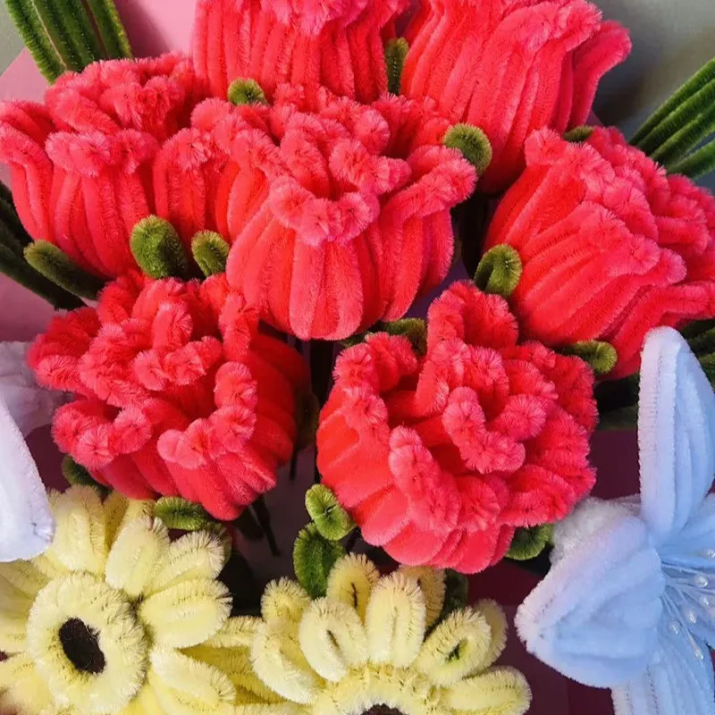 Bouquet Twist Stick Finished Product for Girls Qixi Valentine s Day Girlfriend Wife Bestie Birthday Gift