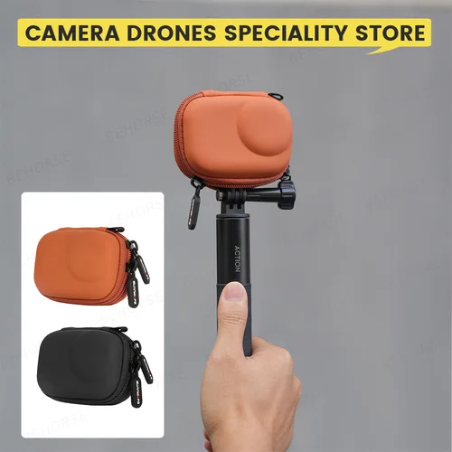 Imagen 2 del producto Mini funda corporal para DJI Osmo Action 6/5 Pro/4/3, bolsa portátil a prueba de golpes, bolsa de almacenamiento para accesorios de cámara DJI Osmo Action 6
