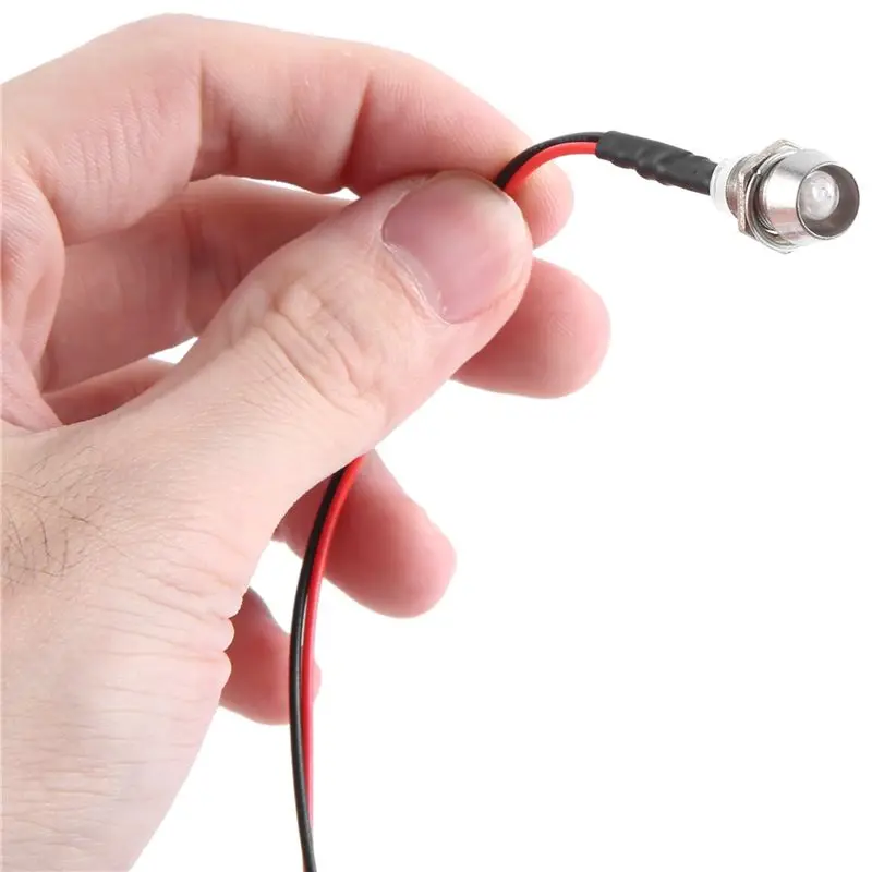 Zestaw LED A19Q-4 do modeli RC, pasuje do samochodów RC 1/10, ciężarówek, crawlerów, modeli RC, samochodów driftowych, reflektory, światła tylne, 5 mm