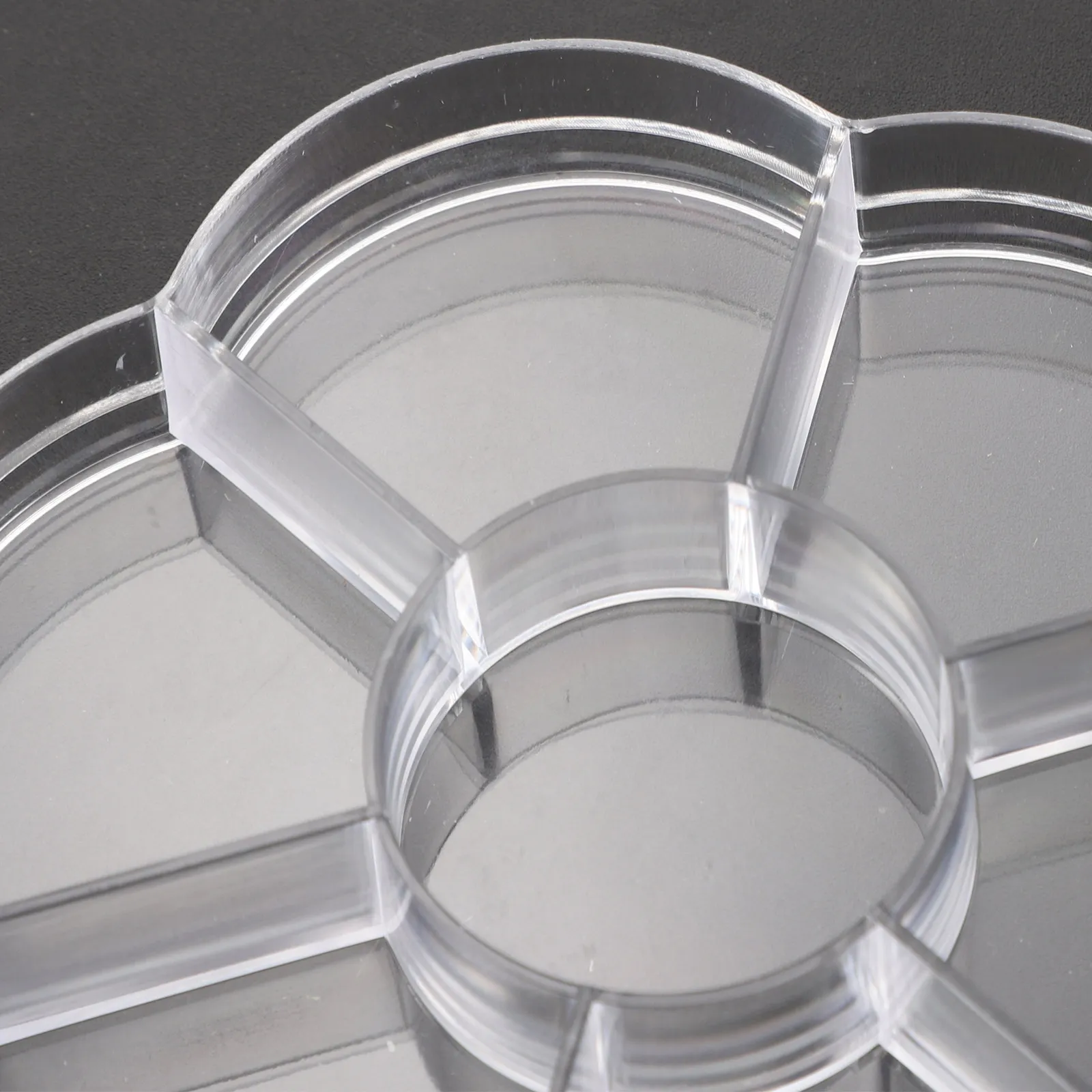 

2Pcs Transparent Acrylic Jewelry Storage Box for Earrings Rings Necklaces Beads Buttons Coins Zip Seal Travel