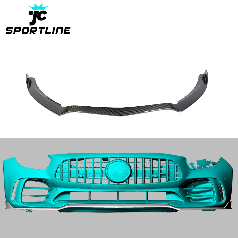 

Разветвитель переднего бампера GT R из углеродного волокна для Mercedes Benz AMG GT R 16-18