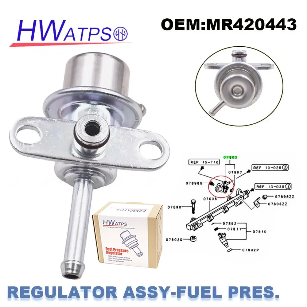 Untuk Mitsubishi Colt Lancer Cedia klasik Mirage Dingo Space Star CJ1A 4G13 CS3A Regulator tekanan bahan bakar MR420443 195300-4320