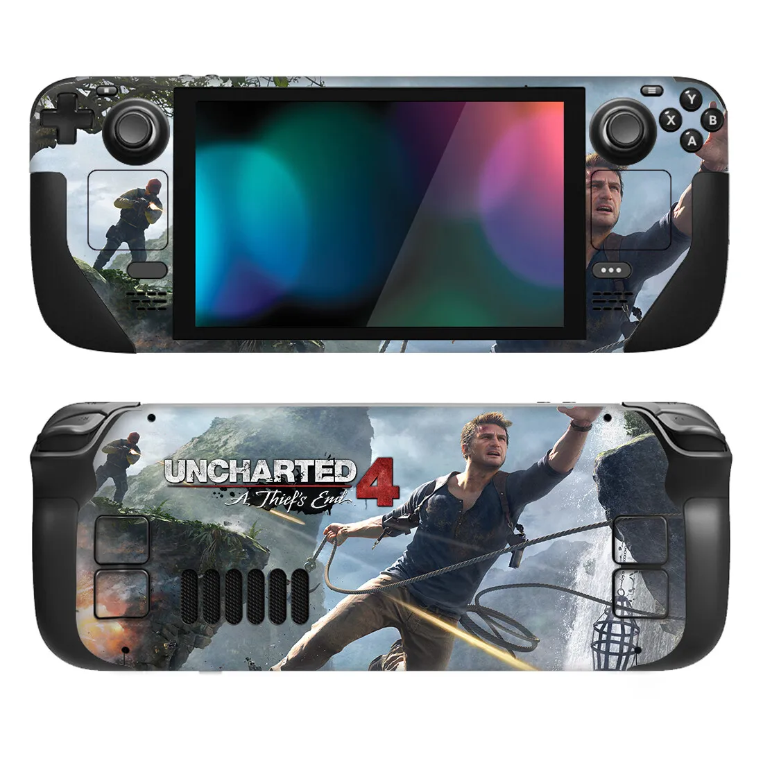 Uncharted 4 Skin Sticker Decal Cover for Steam Deck Console Skins Vinyl