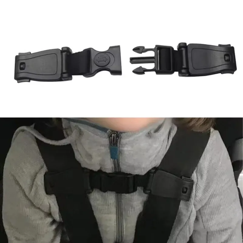 1/2Pcs Car Seat Belt Adjustable Strap Car Baby Safety Seats Strap Belt Child Harness Chest Clip Safe Buckle Auto Accessories