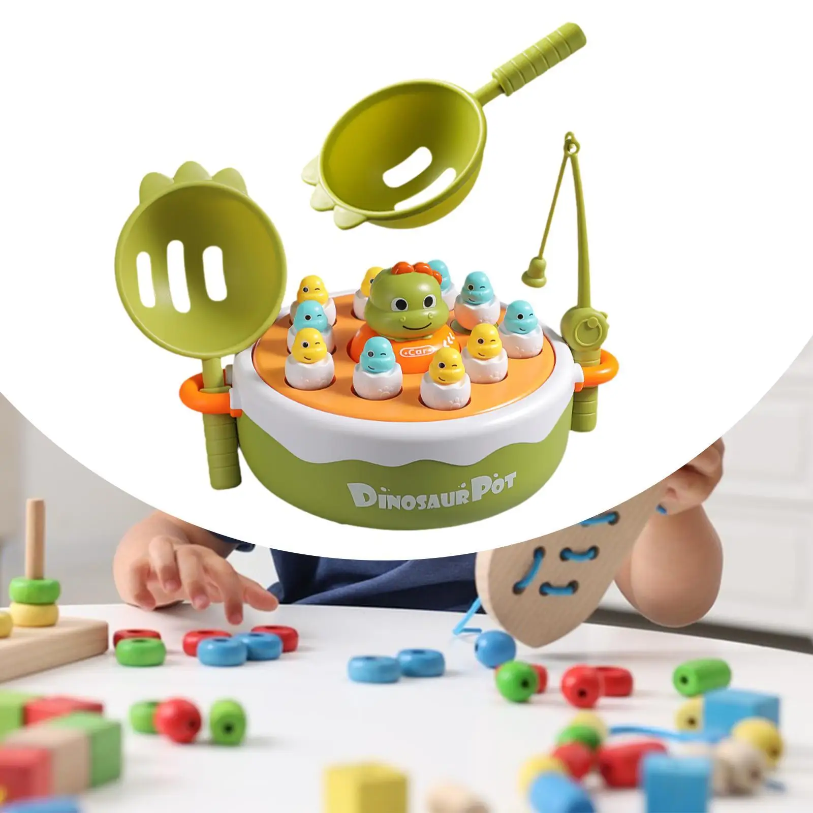 

Bounce and Catch Dinosaur Toys Tabletop Interactive Dinosaur Toys Kids Board Game for Toddlers Boys Girls Age 2 3 4 5 6 Gifts