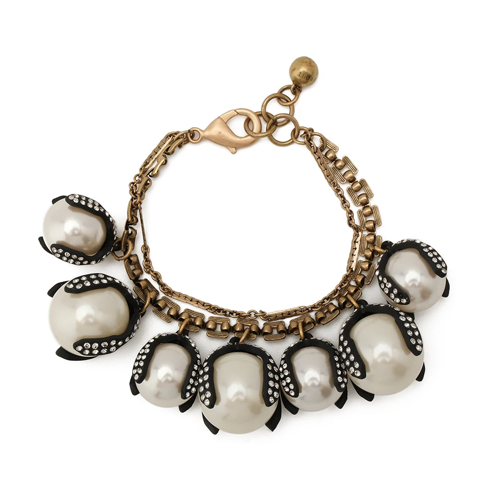 Amorita boutique Fashion exaggerated artificial pearl bracelet