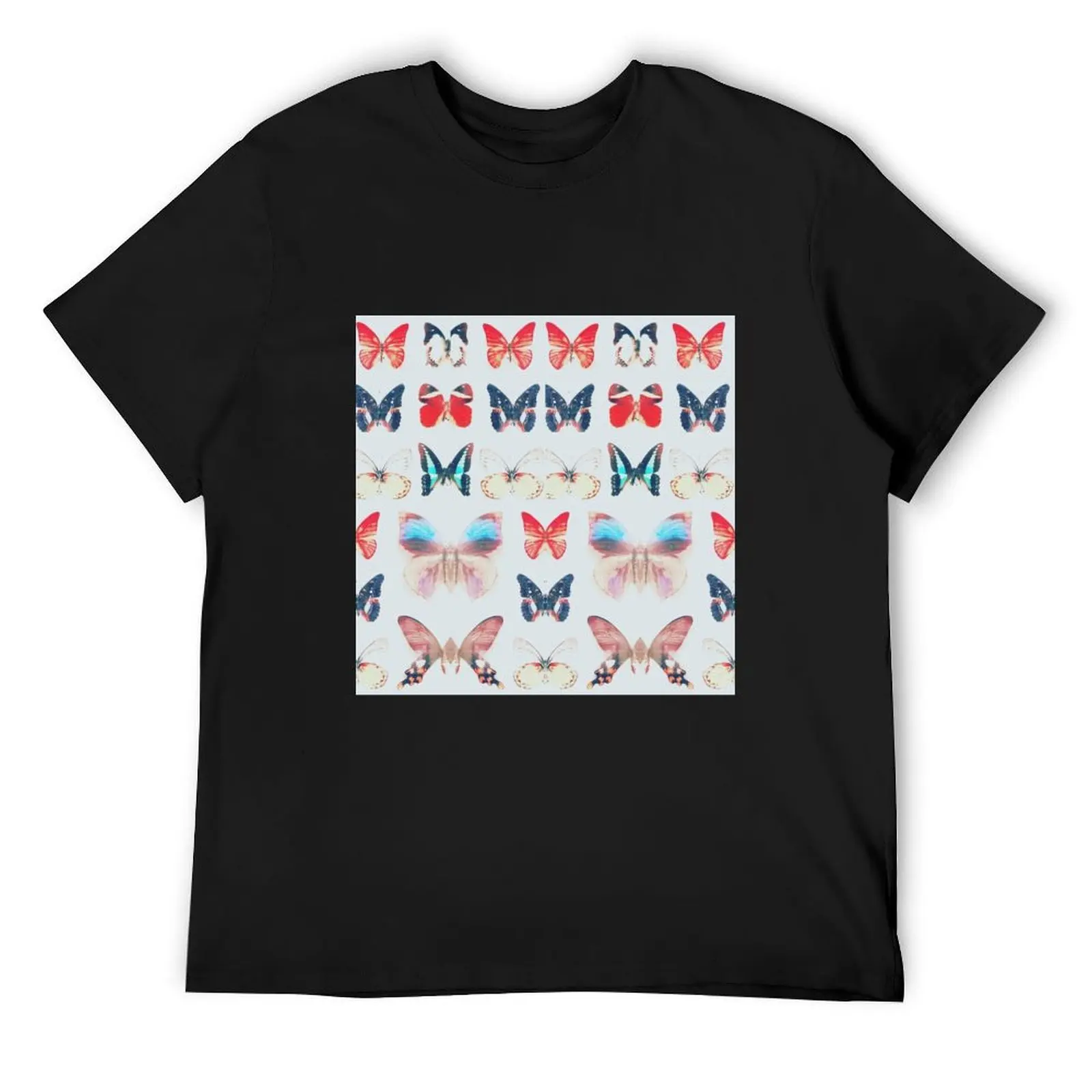 

Butterflies by AV T-Shirt luxury t-shirt animal prinfor boys plus size clothes oversized Men's t shirts