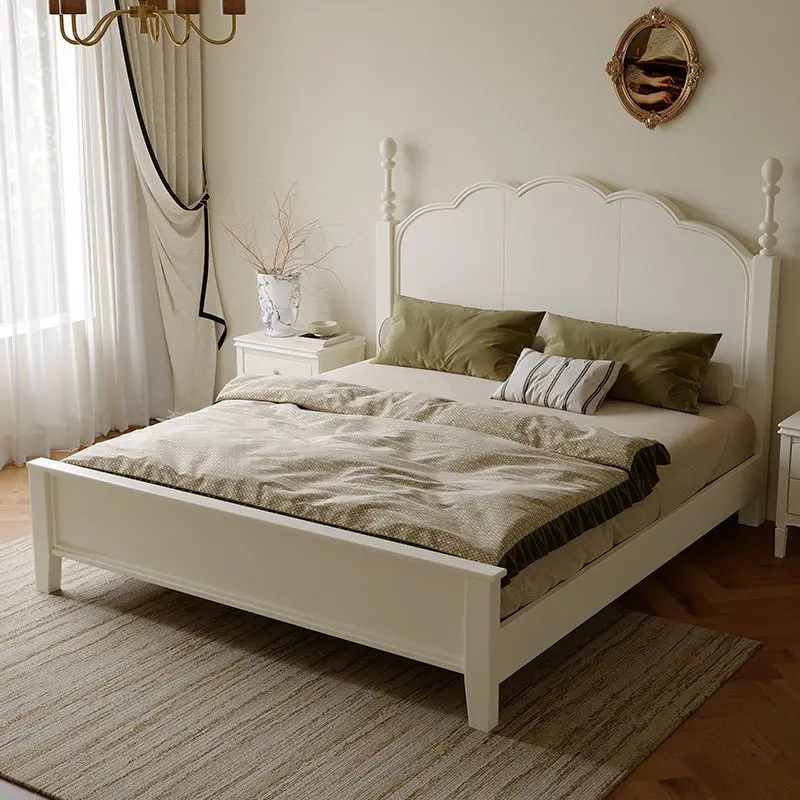 Luxury Bedroom Bed Modern Headboards Sleeping Single Girls European Simple Bed Single Double Letto Matrimoniale Home Furniture