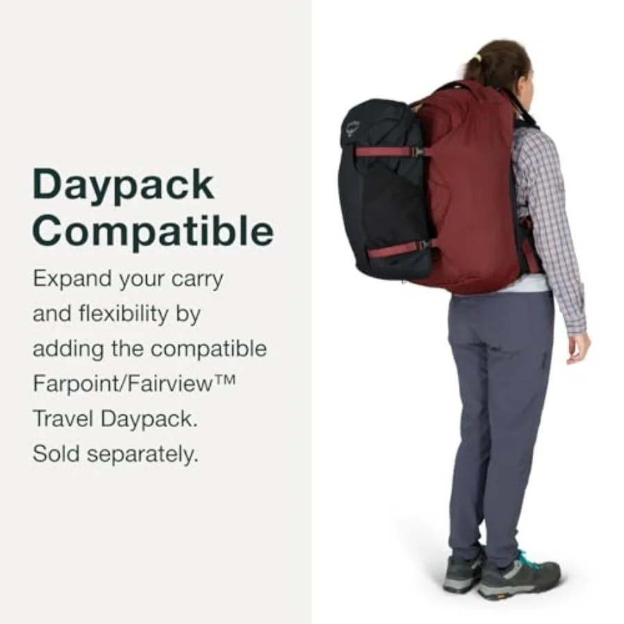 حقيبة ظهر للسفر للسيدات من Osprey Fairview 40L باللون الأزرق الداكن #6
