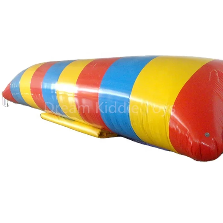 Outdoor Airtight Jumping Water Blob Inflatable Water Blob Sport Game Jumping Pillow Blob Catapult For Party Rental