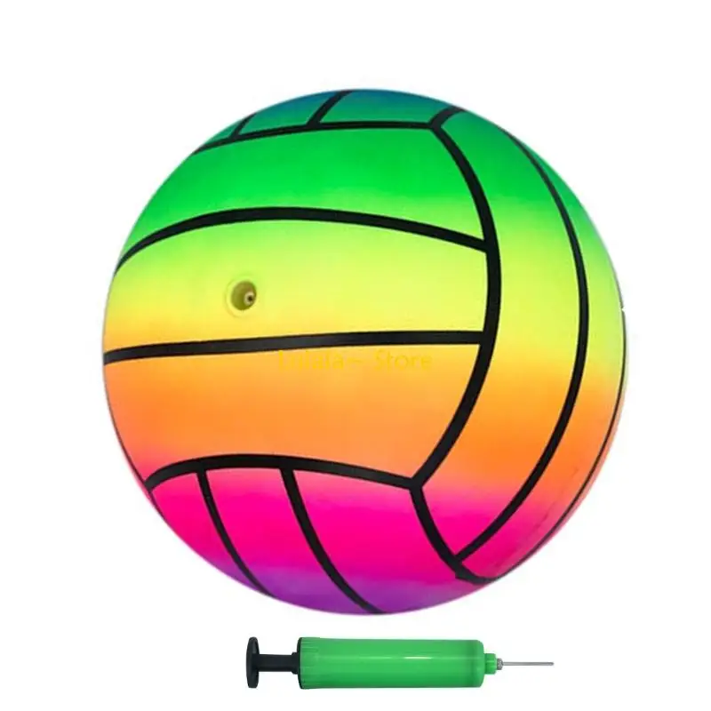 Y4QA Brightly Colored Water With Included Inflator For Easy Inflation