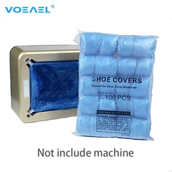 Disposable T-Buckle Overshoes For Automatic Shoe Cover Dispensers Dustproof Boot Covers Waterproof Plastic And Non-Woven Indoor