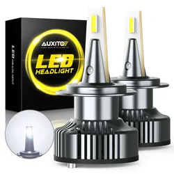 AUXITO 2Pcs Canbus 80W H7 LED Headlight Bulb Turbo LED H4 H8 H11 9005 9006 9012 HIR2 H13 HB3 HB4 Headlamp 6500K White 12V