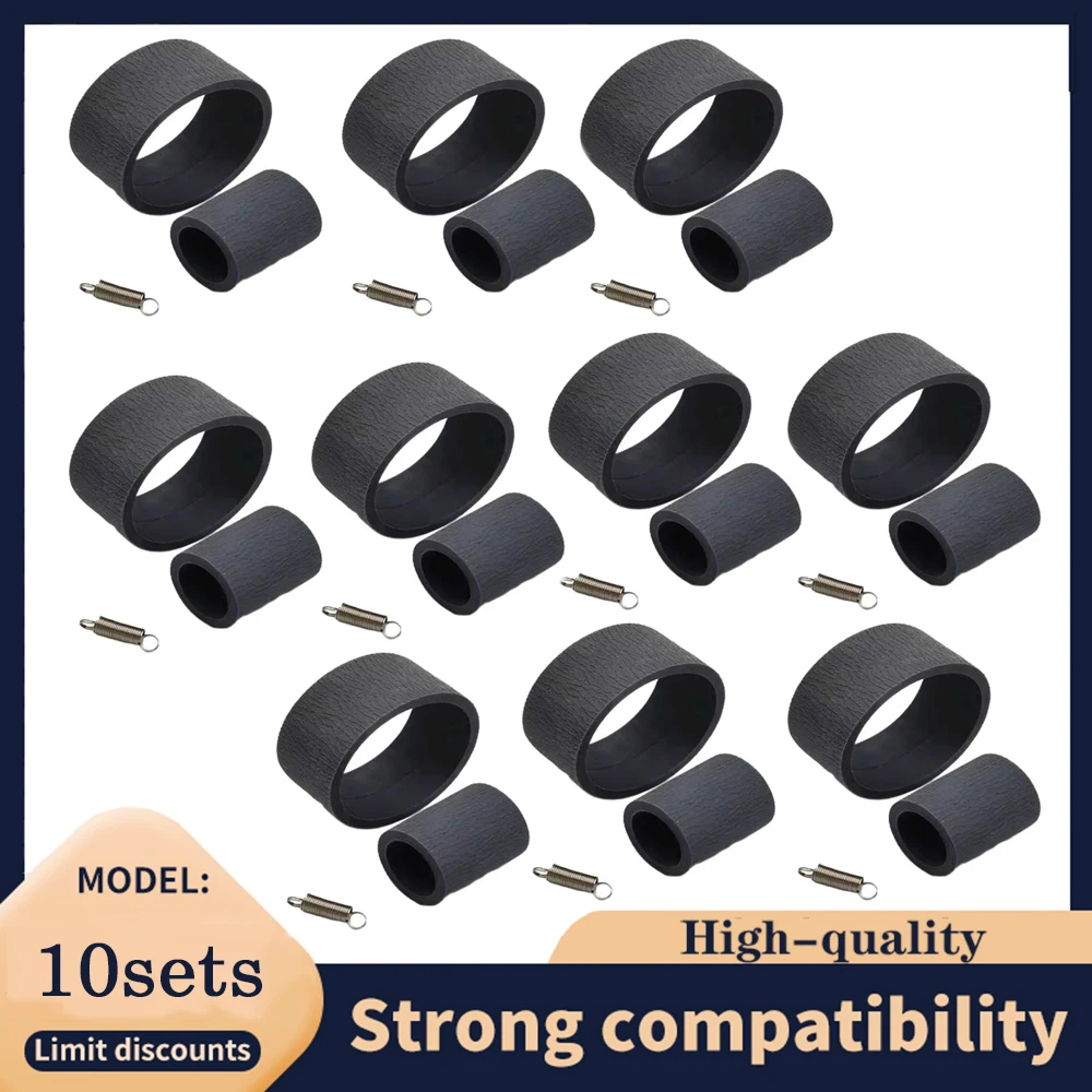 10X Feed Separation Pickup Roller Rubber Tire for EPSON L3110 L3150 L4150 L4160 L3156 L3151 L1110 L3158 L3160 L4158 L4168 L4170