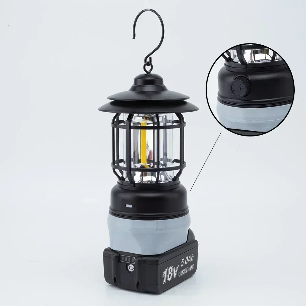 

Portable Outdoor Camping LED Light Work Light Decoration Light For Makita 18V BL Lithium Battery (Battery not included)