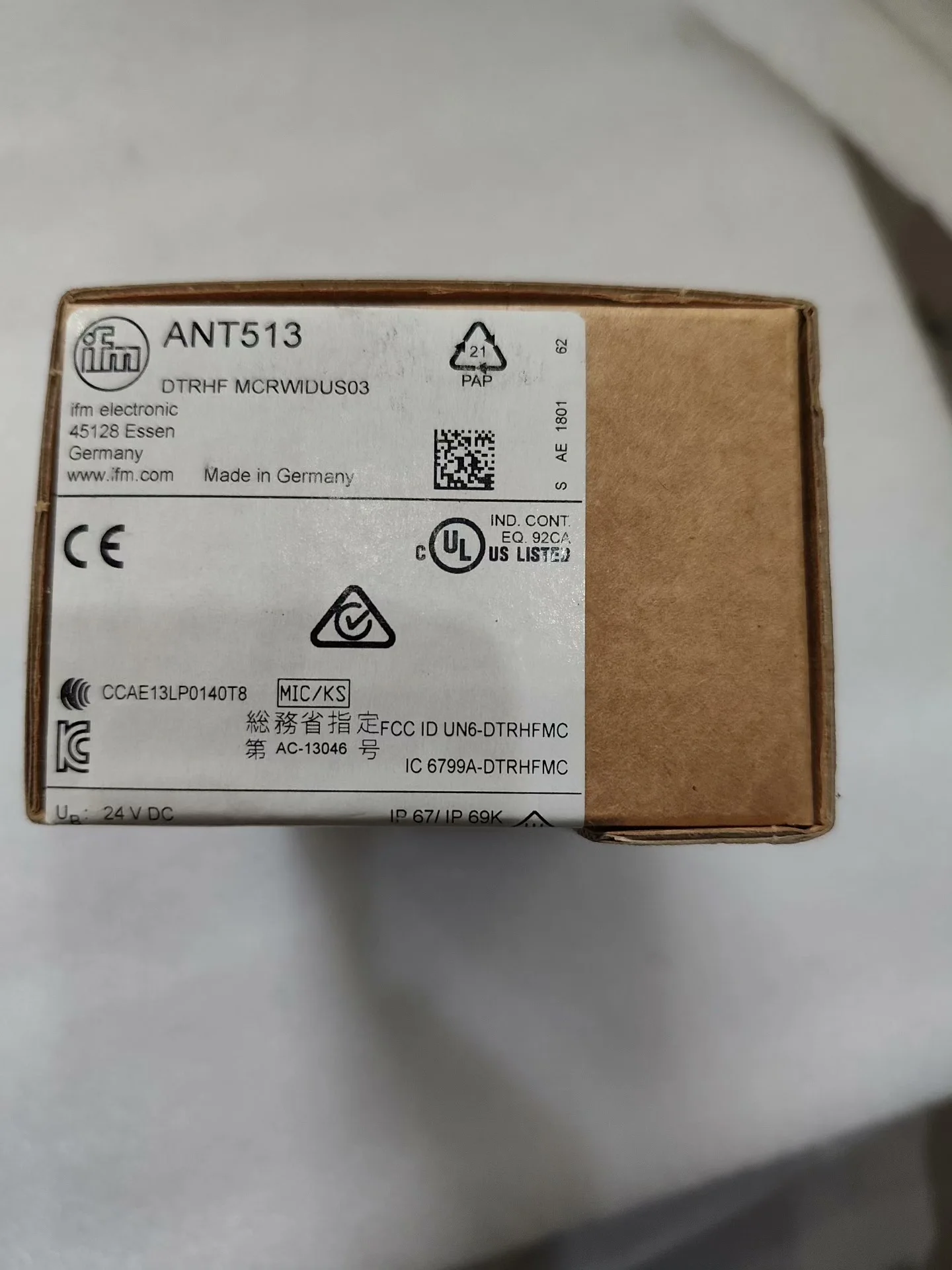 The Remaining Part Of The Project Is A Brand New Original And Genuine Yifumen ANT513 Sensor, One In Stock, In Kind.