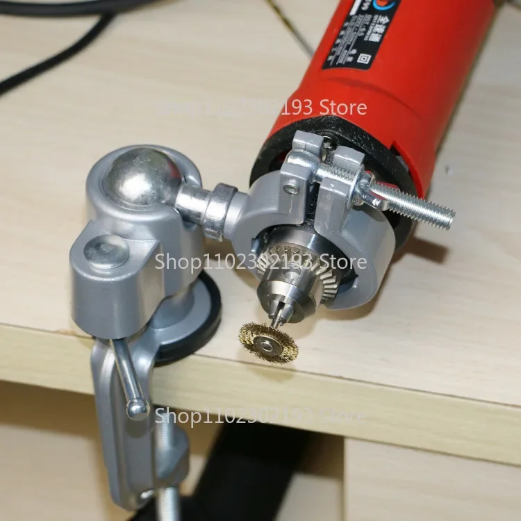 Table Vise penjepit 360 penjepit meja penggiling pemegang bor Dremel untuk alat kerajinan Model alat mekanik DIY