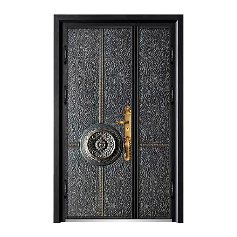 PHIPULO Modern Luxury Main Entrance Steel Stable Exterior Cast Aluminium Security Door