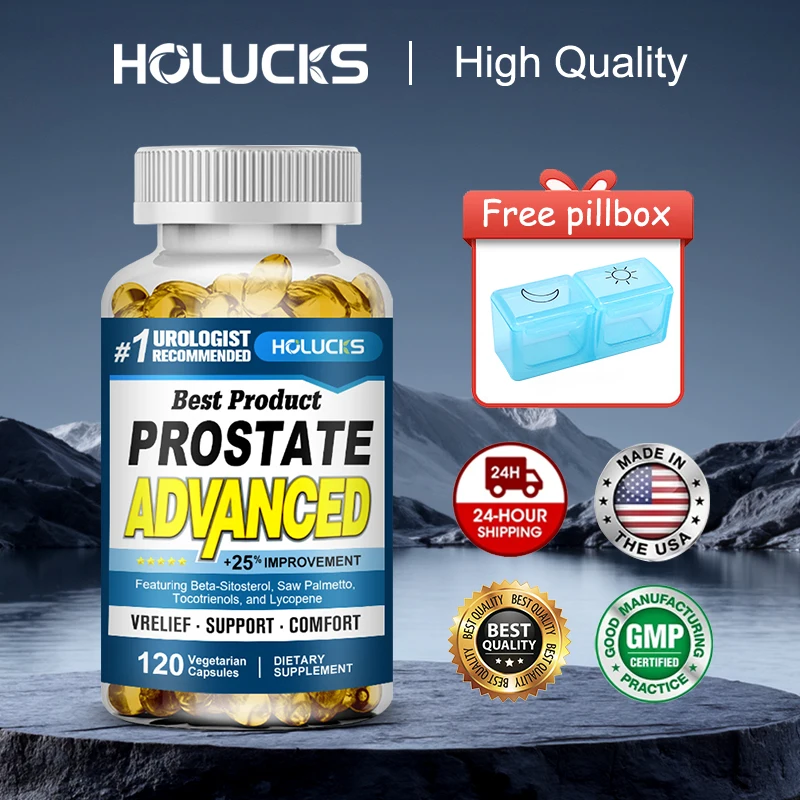 

Prostate Advanced Supplement for Men, Support Urinary Tract Health, Reduce Frequent Bathroom Trips & Improve Night Sleep Quality
