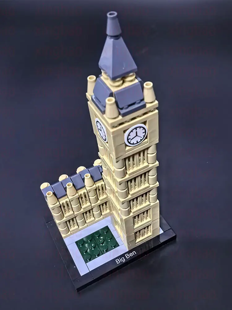 405PCS MOC London Big Ben Building Block City Architecture Building Blocks  World Construction Bricks Toys Gifts