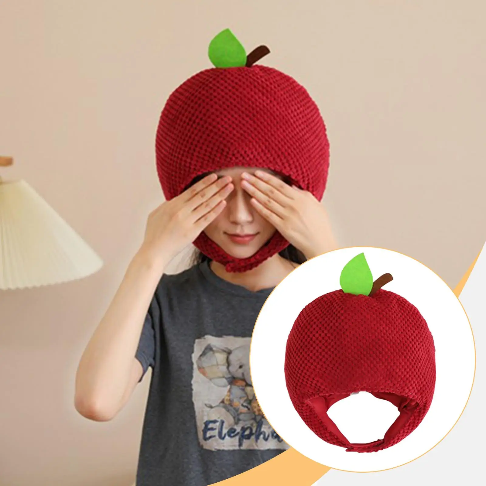 

Повязка на голову с фруктами личи, шляпа 35x33 см, реквизит для фотобудки, костюмная шляпа для тематических вечеринок, легкая, стильная, универсальная, с наполнителем из полипропилена, хлопка