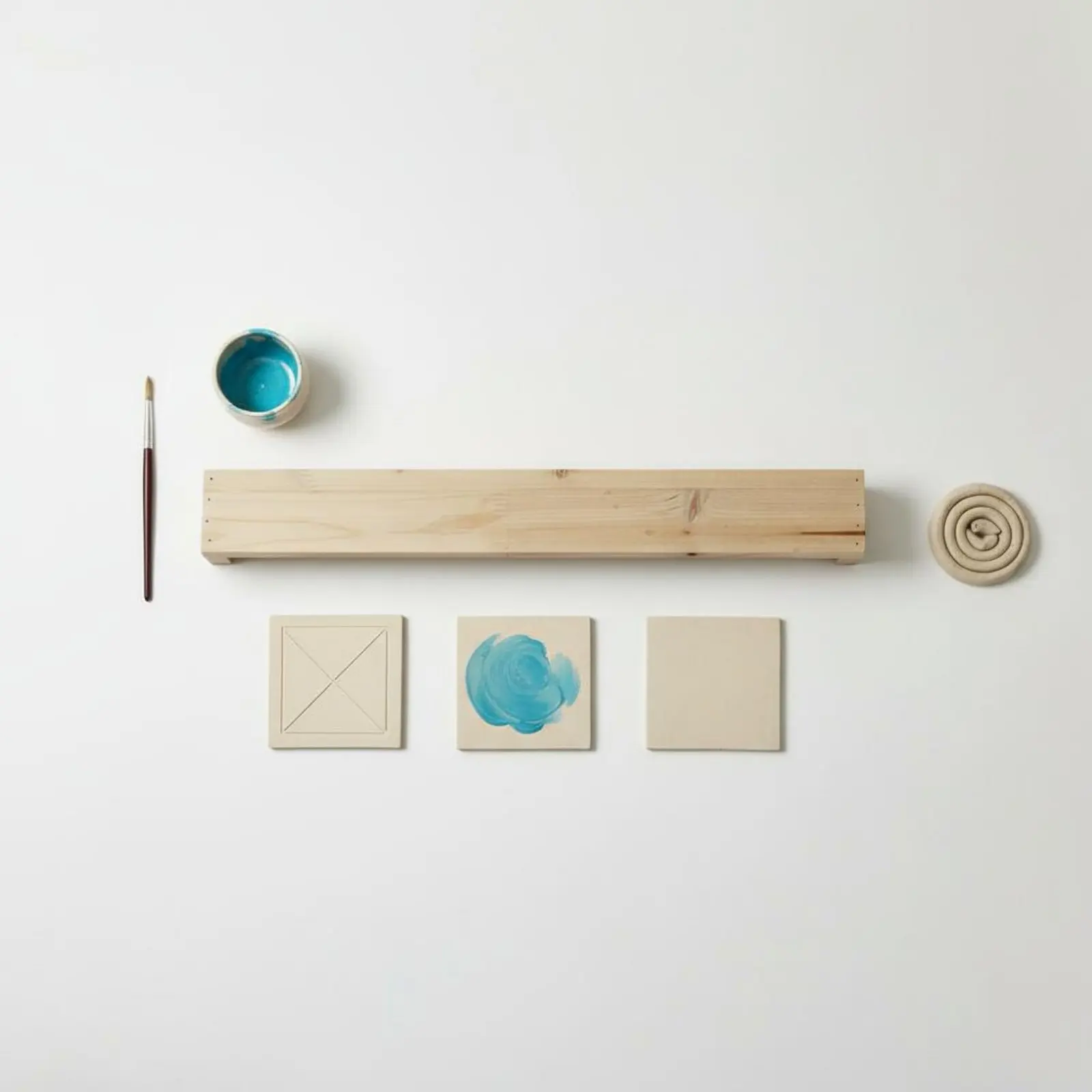Pottery Hand Support Board Fir Wood Construction Pottery Painting Hand Rest Artist Leaning Bridge Prevents Smudging for Students