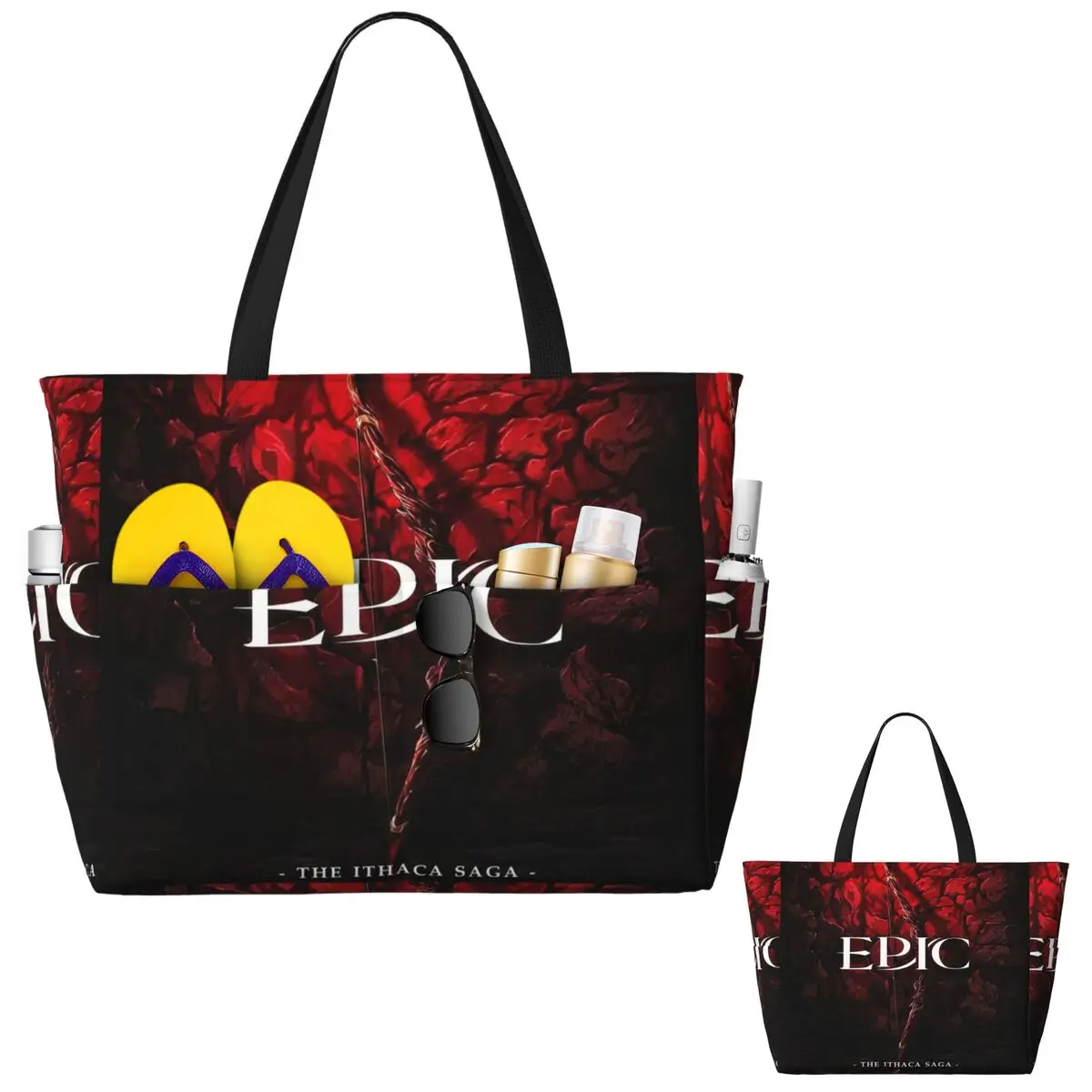

Epic The Musical The Ithaca Saga Beach Tote Bag Sport Gym Yoga Duffle Large Tote Bag Women Travel Bag Fitness bag