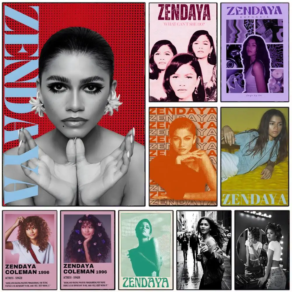 Actress Z-zendaya Poster Modern Home Decoration Interior Design & Contemporary Wall Art Collection
