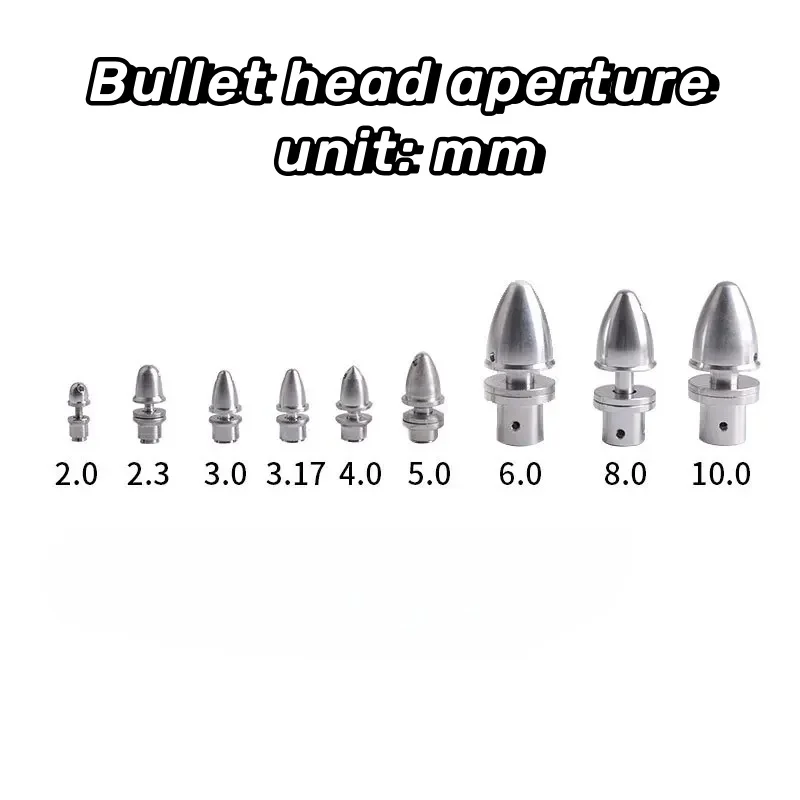 

5 pcs Bullet head propeller clip for aircraft model brushlessmotorinstallationandpropelleraccessories Langyu XXD Yinyan New Xida