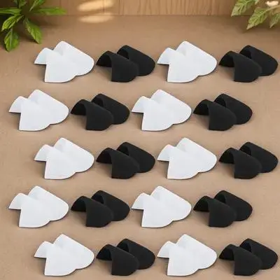Coussinets rehausseurs d'épaule doux pour femmes, 20 paires, extensible, confortable, rembourrage d'épaule de remplacement pour chemisiers