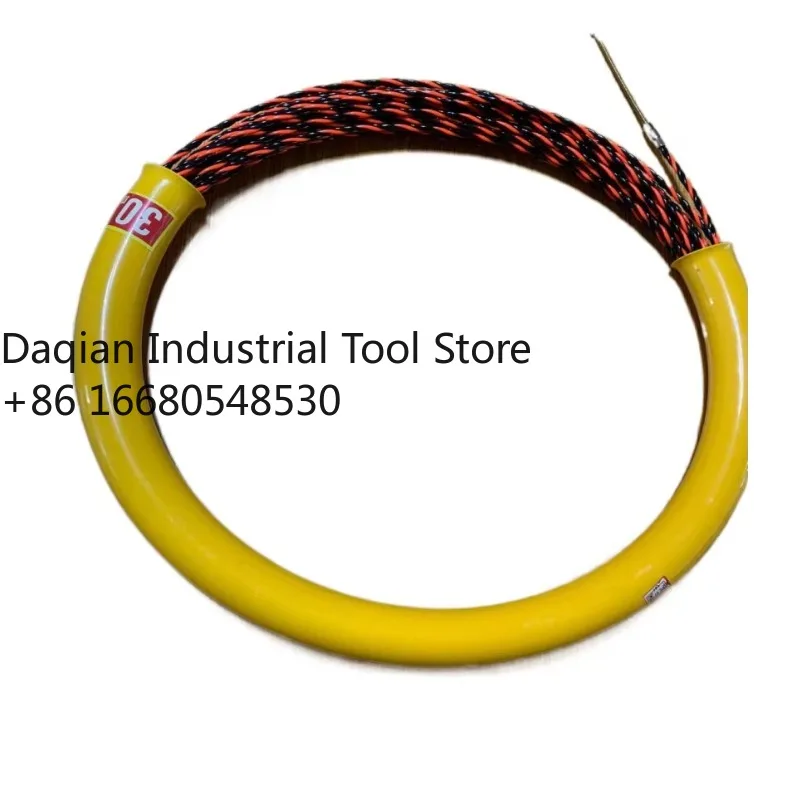 P5s6.0mm x 50m Wire Puller Electrical Cable Pulling Through Wall Threader Kit Fish Tape  3 core woven PET cable puller