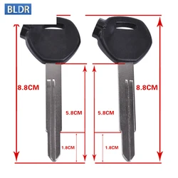 Universal Motorcycle Right Slot Letf Slot Uncut Blade Blank Key Embryo Blanks Handle for Honda DIO 55 56 58