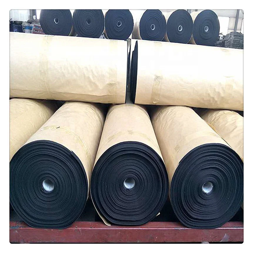 EPDM Waterproofing Membrane 0.6-2.0mm Rubber Waterproof Synthesized-10x10 cm sample