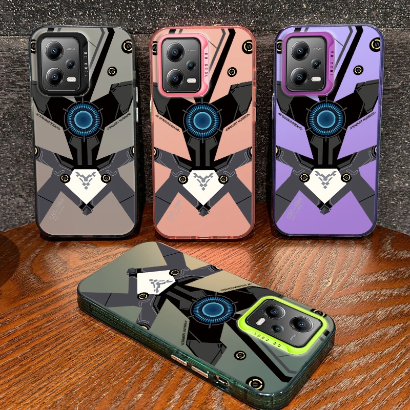 Fasion Luxury Laser Case for Xiaomi 11 LITE 12T 13T POCO C50 C51 F4 X3 X5 M3 NFC PRO 5G Shockproof Cover Coque Armour