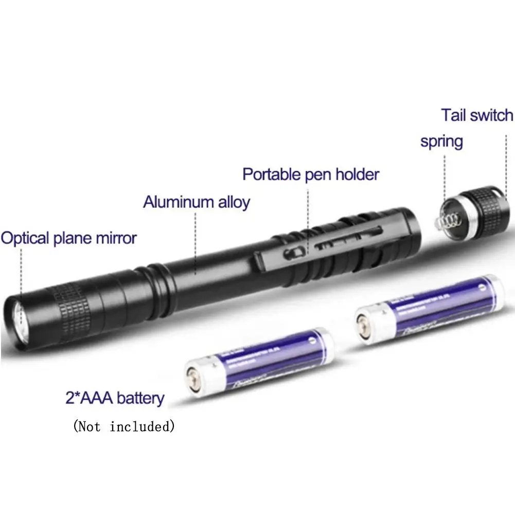 Useful Mini Super Bright Outdoor LED Flashlight Lamp Bulb Torch Light