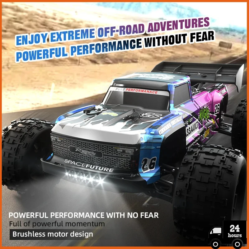 JJRC 4WD Remote Control Car Off Road 4x4 RC High Speed Truck Super Brushless 70KM/H Fast Drift Racing Monster Toy Kids Adults