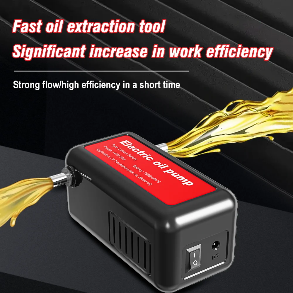 140 Вт беспроводной портативный масляный насос, электрический насос для перекачки масла, встроенный аккумулятор, оборудование для замены масла, топливный насос для автомобилей, мотоциклов