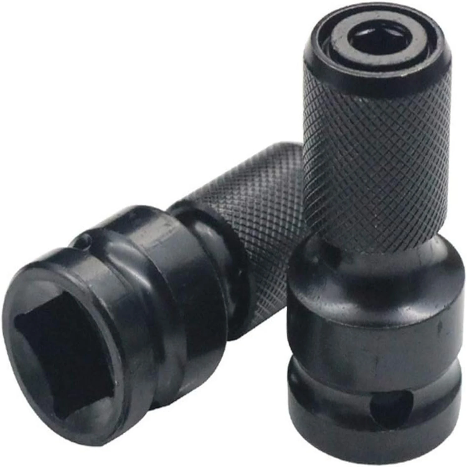 

1/4 Inch Hex Female Socket Adapter Converter Chuck Adapter - Durable Impact Air and Electric Wrench - Convenient Tool Set of 2 P