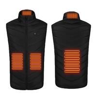 2025 Electric Heated Vest USB Heating Vest Men's And Women's Winter Heating Vest Warm And Cold Proof Electric Heated Waistcoat