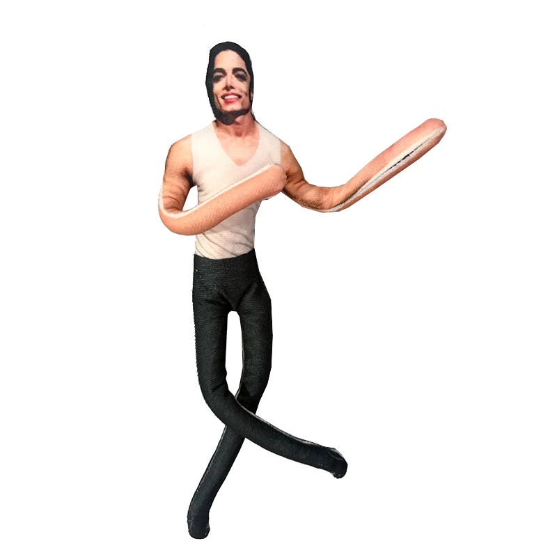 New Style Michael Jackson Cosplay Prop Stuffed Figure Dolls Room Decoration Doll Plush Abstract Joint Mobility Props Gift view 5