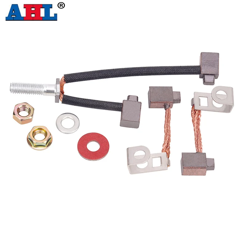 

Motorcycle Starter Motor Carbon Brush Kit For Kawasaki For 15-28HP 21163-7001 21163-7010 AM133369 41022015 41022005R