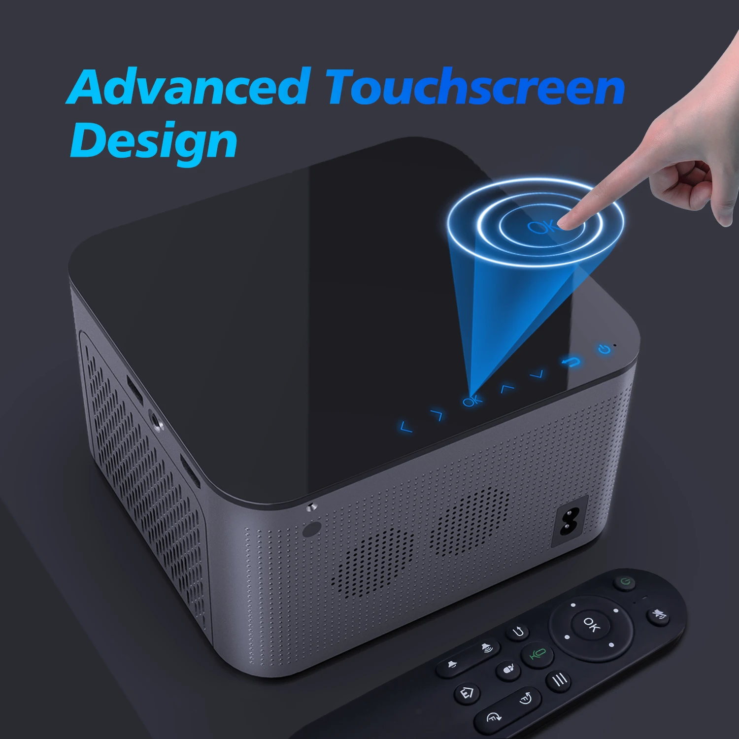 Magcubic Android 11 4K Slimme Projector 580Ansi 1920*1080P Full Hd Wifi6 Bt5.0 Allwinner H713 Voice Control Home Cinema Theater