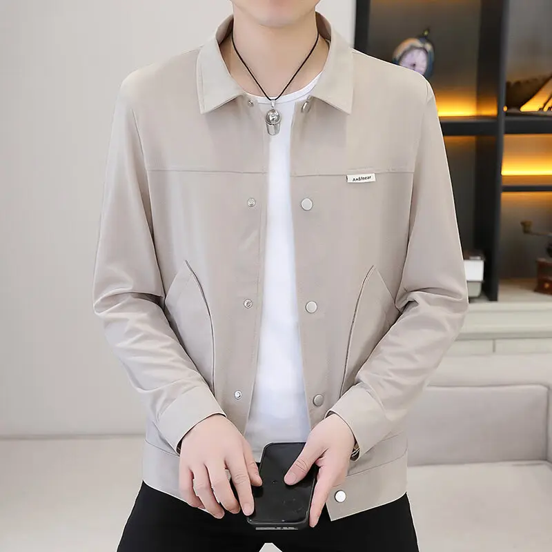 Summer Men's Outdoor long Sleeve Sunscreen Clothing Man Quick Dry Casual Sunscreen Top men Ice Silk jacket for High Temperature