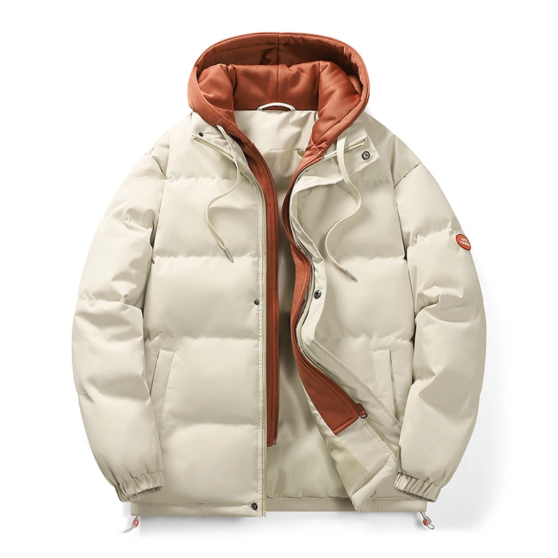 

New Men's Winter Casual Cotton Padded Jacket Outdoor Thickened Coat Loose Large Sized Fashion High Quality Cotton Padded Jacket